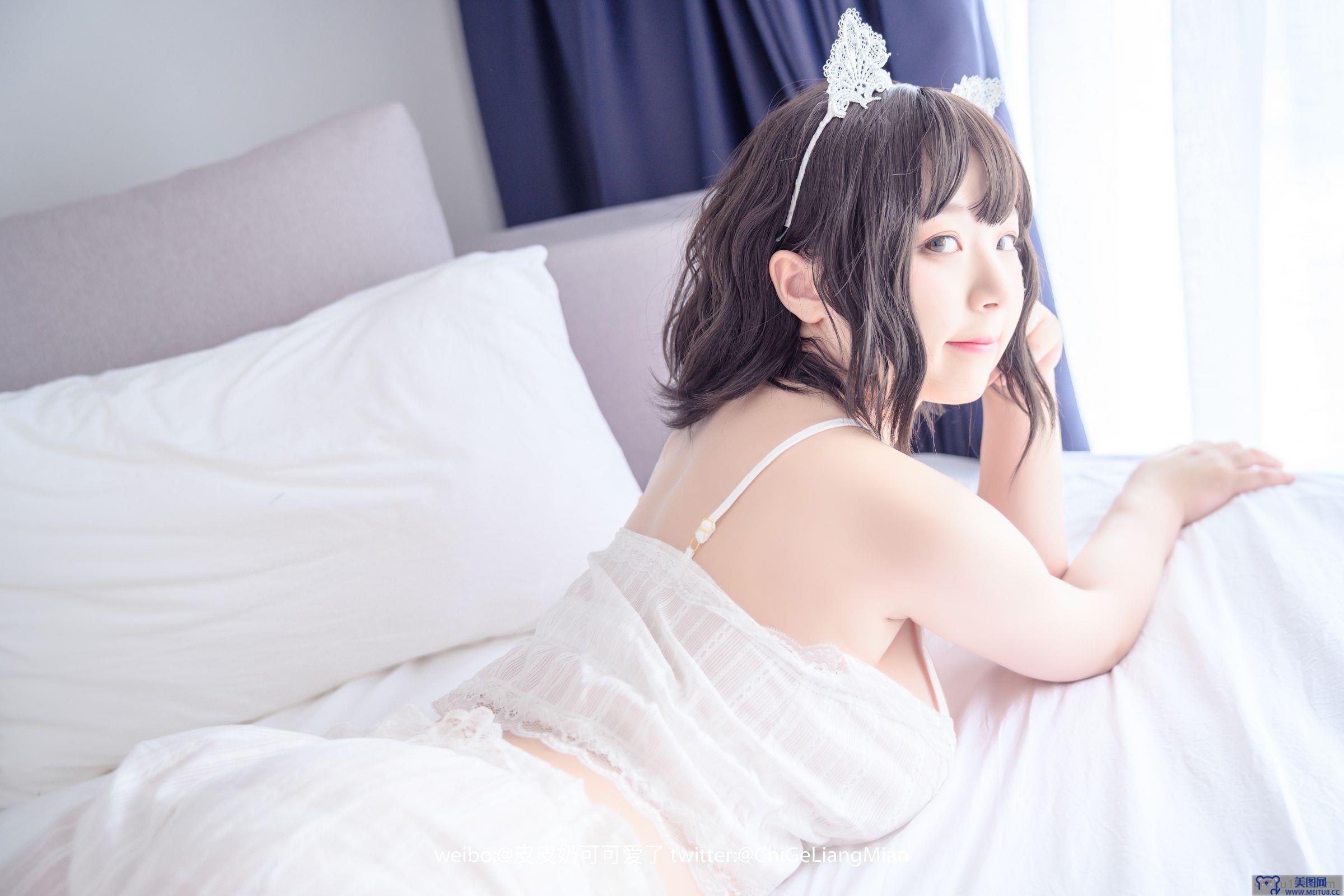 [皮皮奶可可爱了啦] NO.015 白睡衣