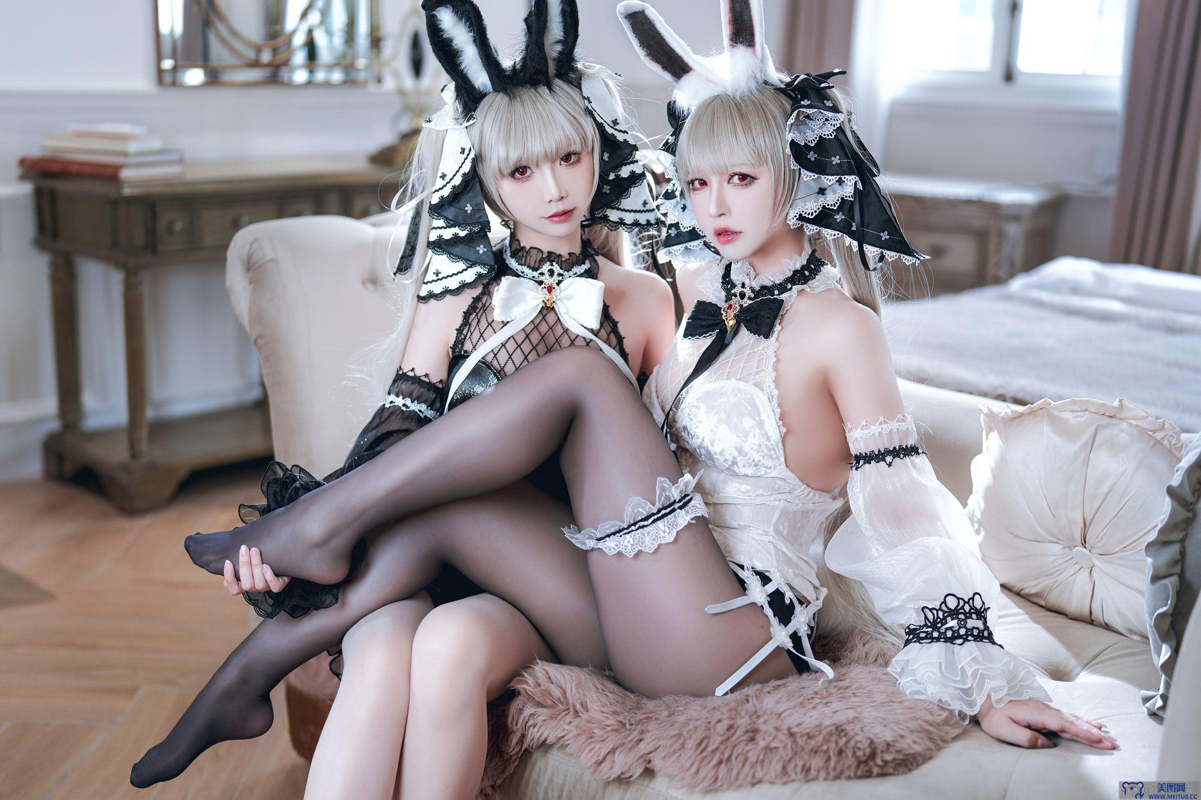 [Coser面饼仙儿] NO.144 碧蓝航线 可畏兔兔 (&半半子)