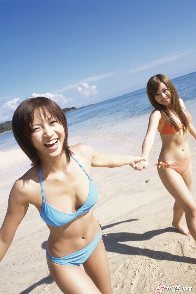 [For-side套图] 2007.01.12 Misako Yasuda 安田美沙子 & Jun Natsukawa 夏川純 HoneyBee x2