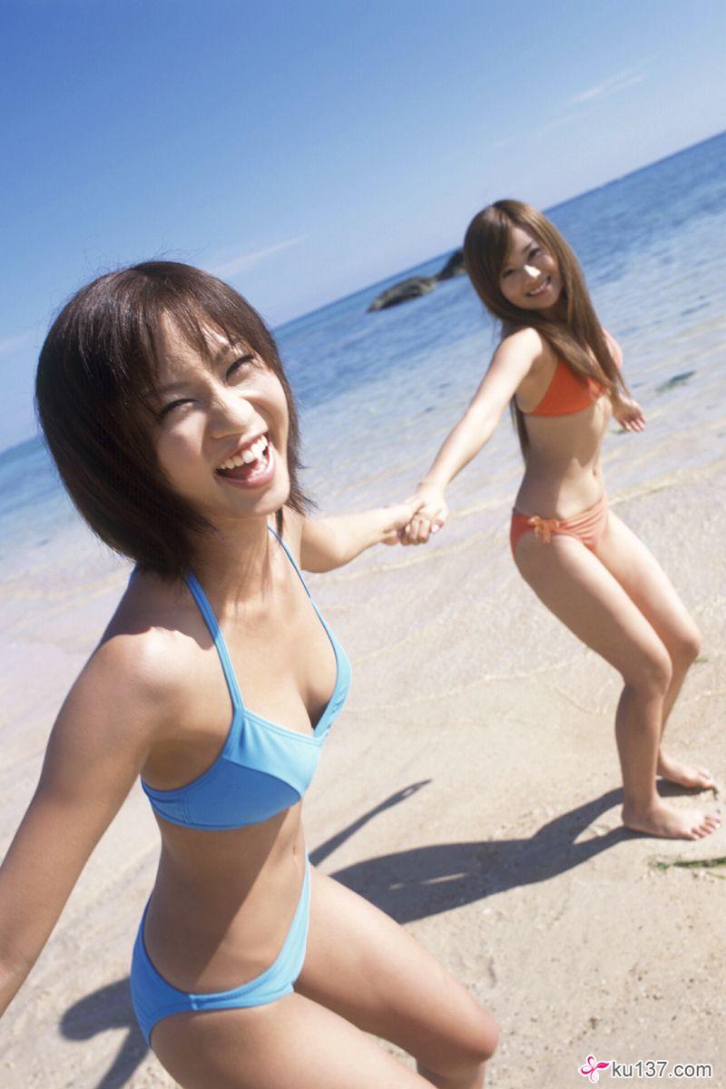 [For-side套图] 2007.01.12 Misako Yasuda 安田美沙子 & Jun Natsukawa 夏川純 HoneyBee x2