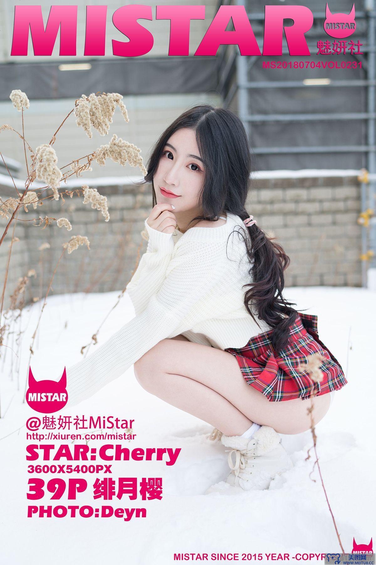 [MiStar美女] 2018.07.04 Vol.231 绯月樱-Cherry