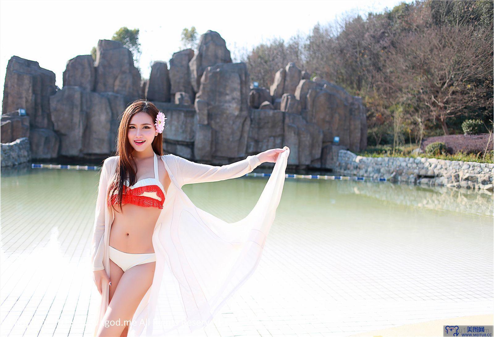 [TGOD写真] 2015.04.28 女神驾到 山湖温泉 夏静 鲁思羽 胡宴绮