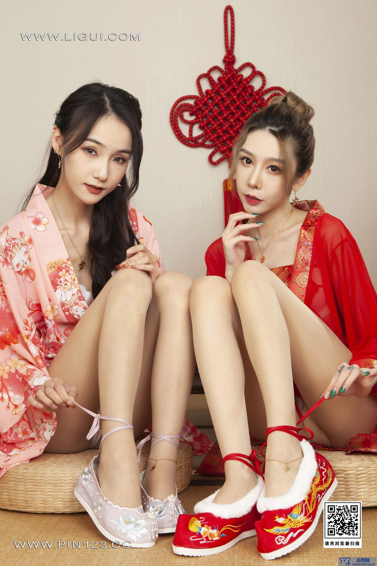 [Ligui丽柜美腿]2023.01.19 《花足迎春》上 兔子＆心心