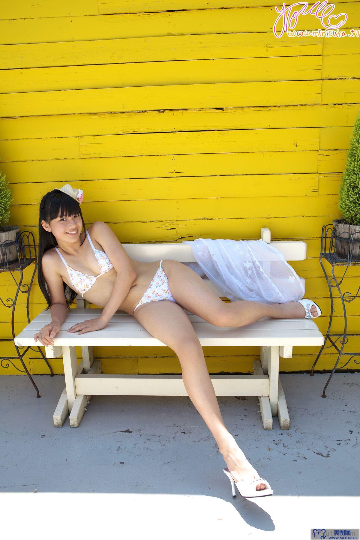 [Minisuka写真] 日本美女 山中知恵 现役女子高生01