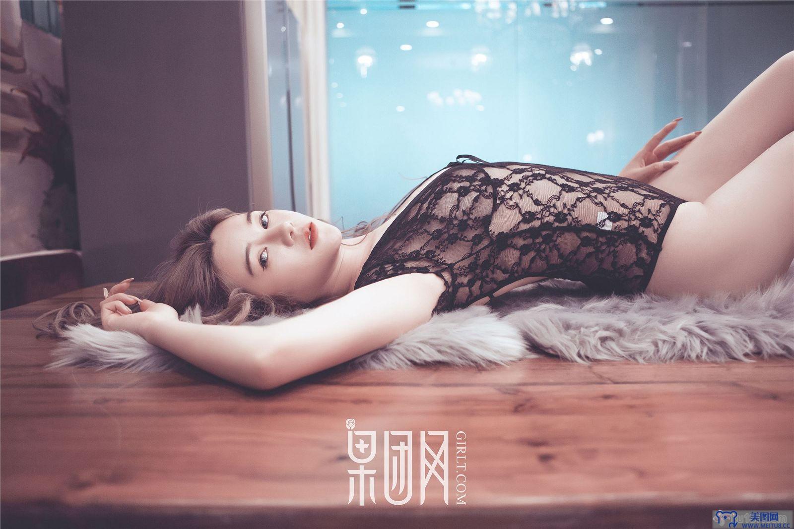 [果团网美女图片] 2017.12.24 NO.110 蕾丝透视