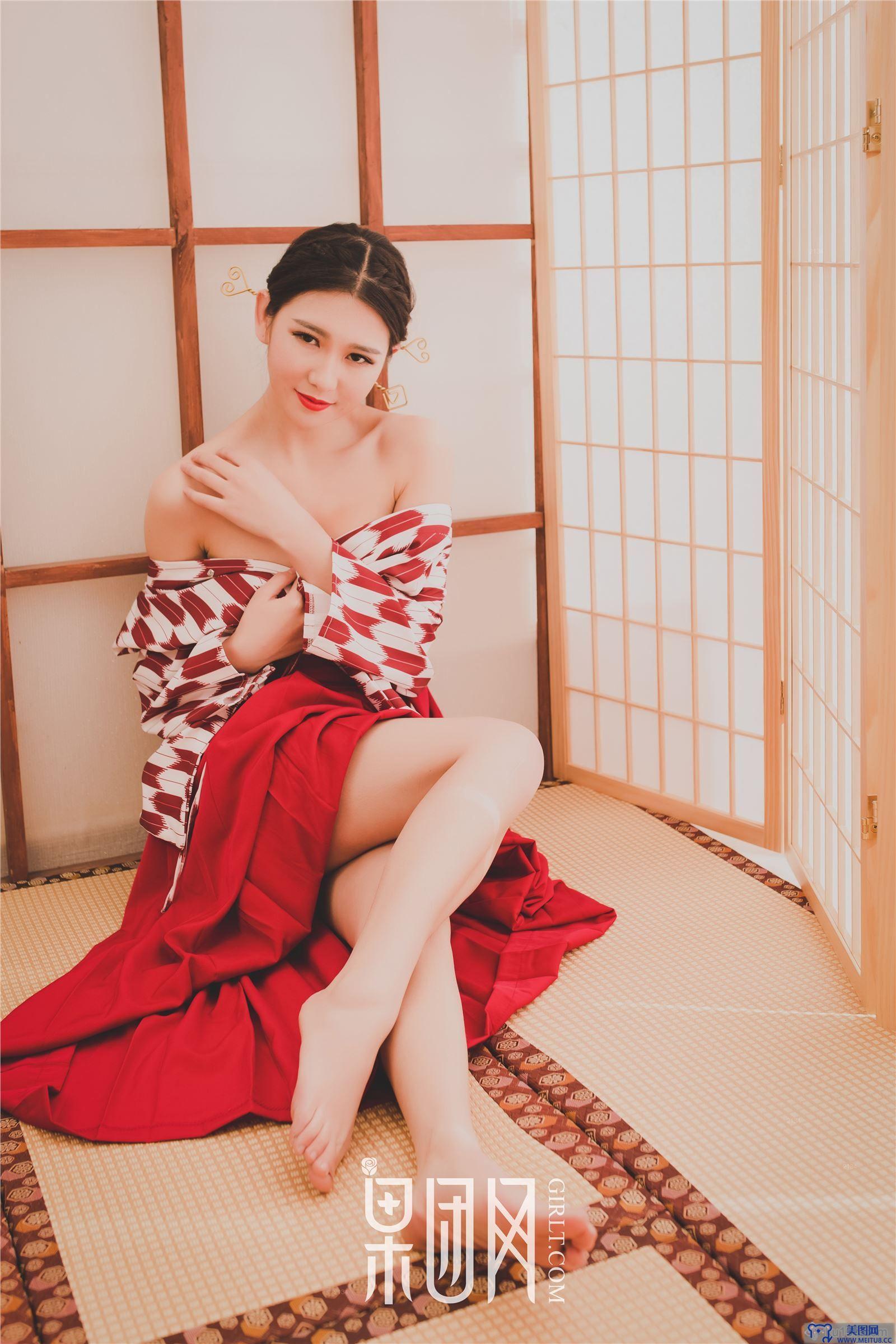 [果团网美女图片] 2018.01.06 NO.115 和服丽人糖果儿