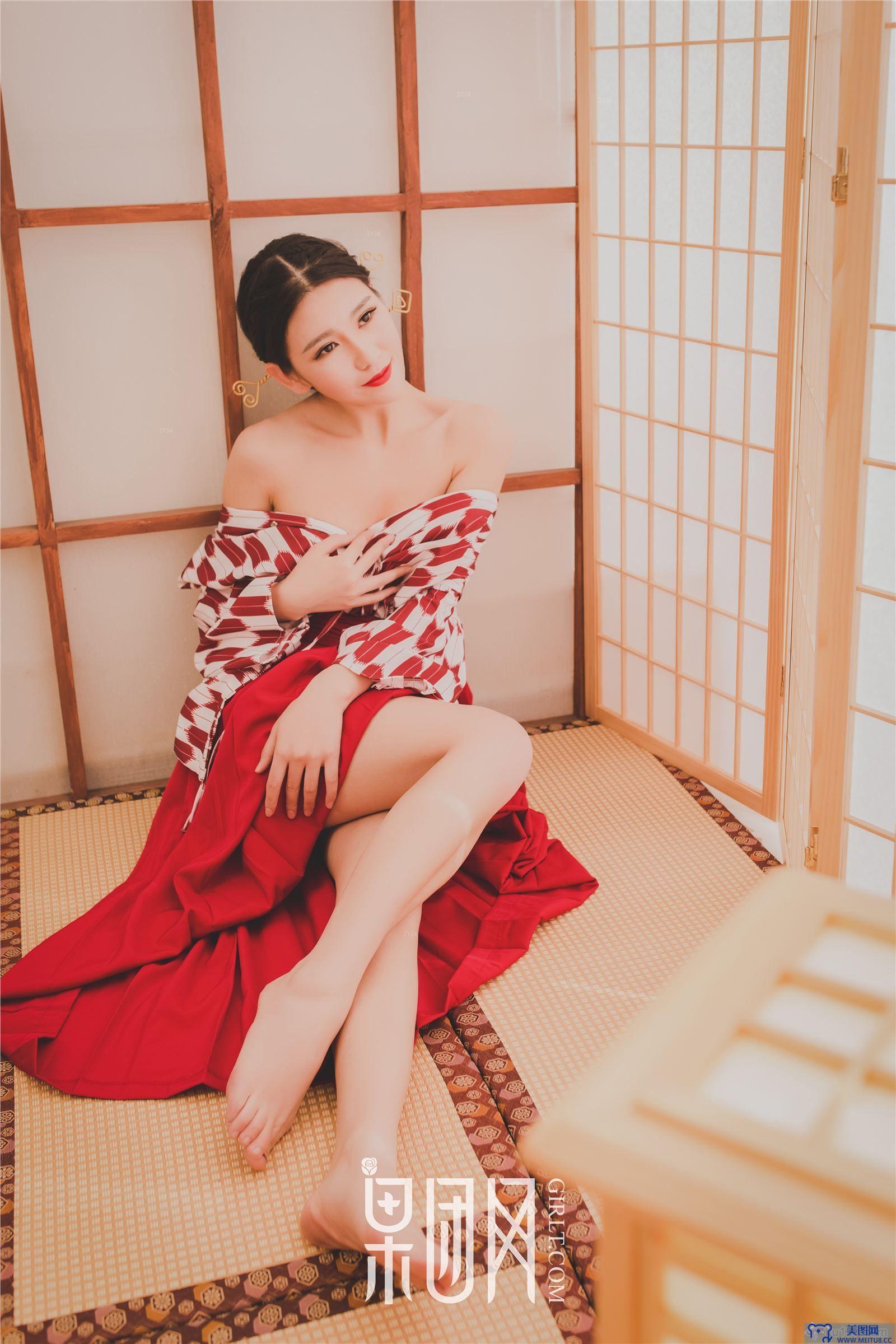 [果团网美女图片] 2018.01.06 NO.115 和服丽人糖果儿
