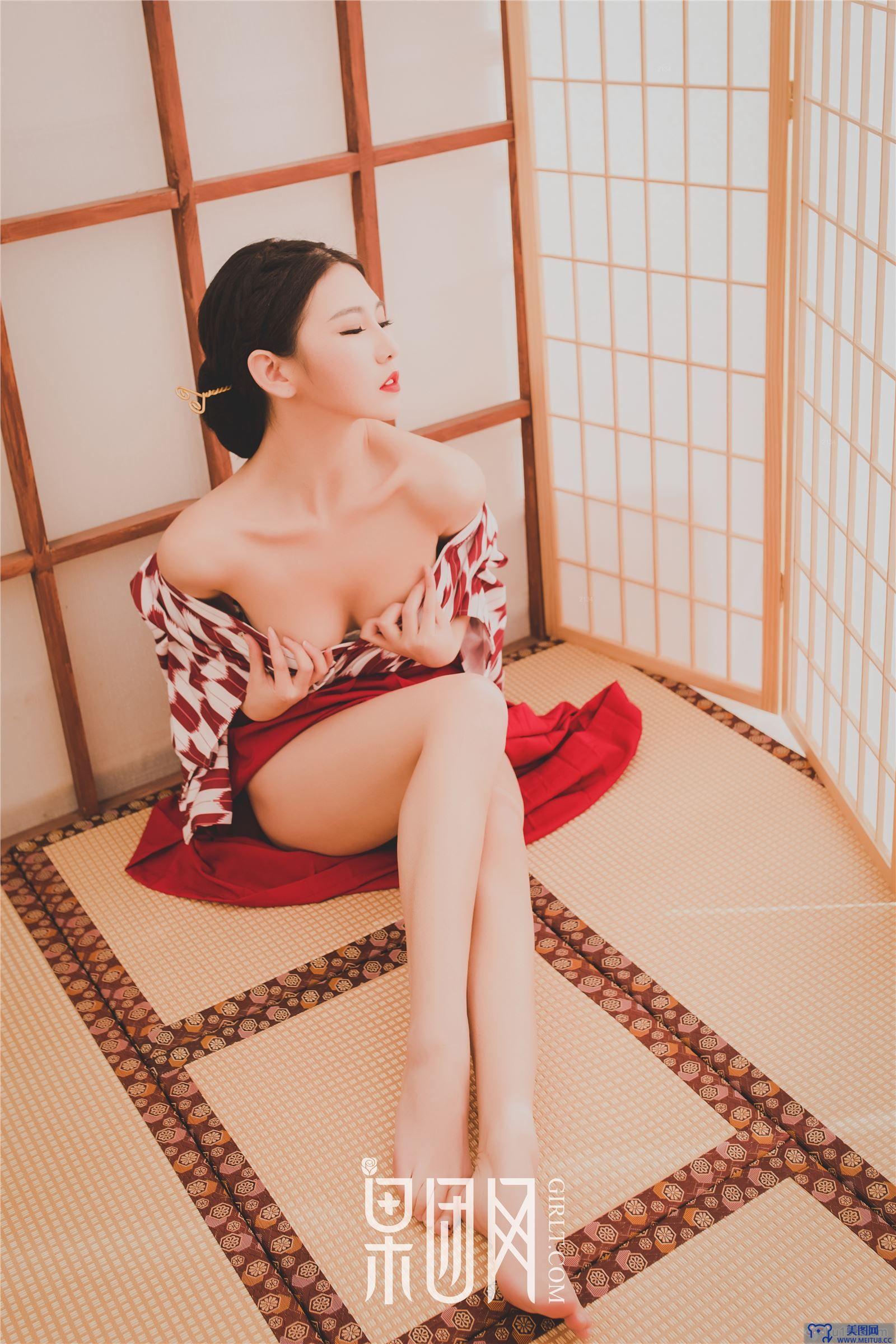 [果团网美女图片] 2018.01.06 NO.115 和服丽人糖果儿