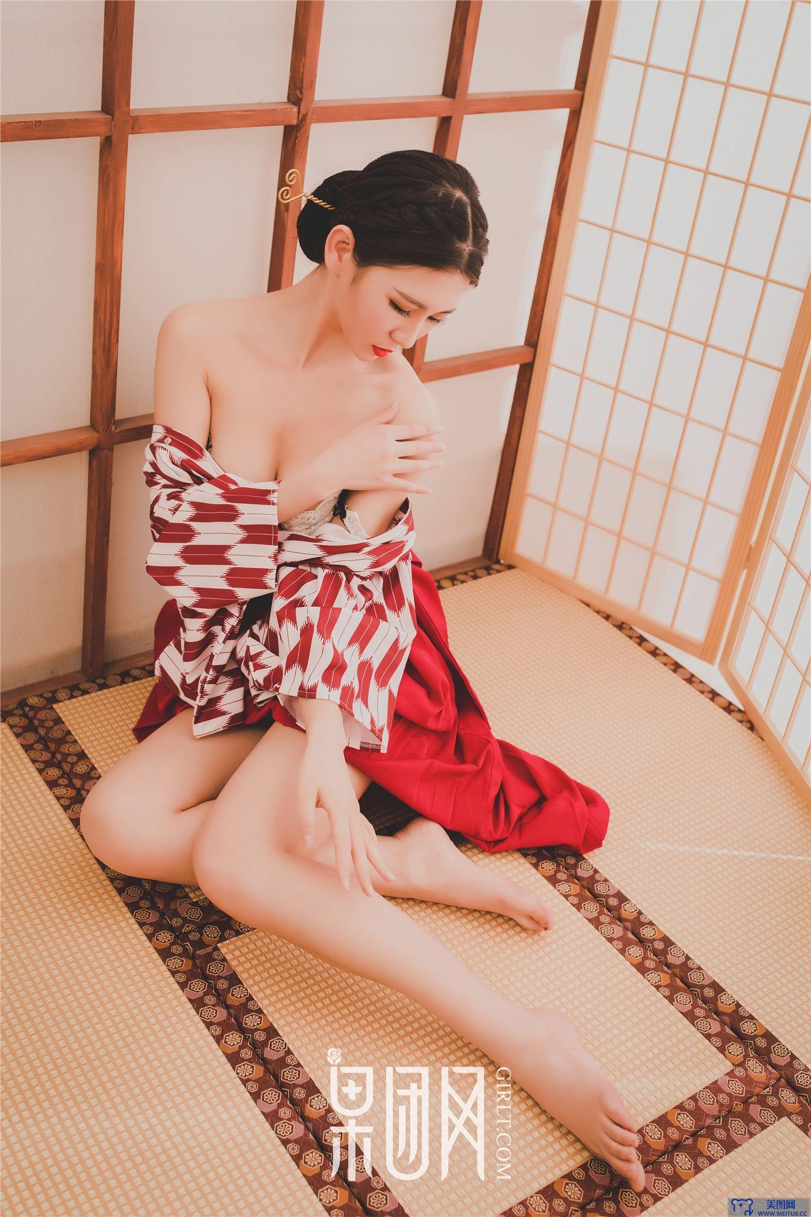 [果团网美女图片] 2018.01.06 NO.115 和服丽人糖果儿
