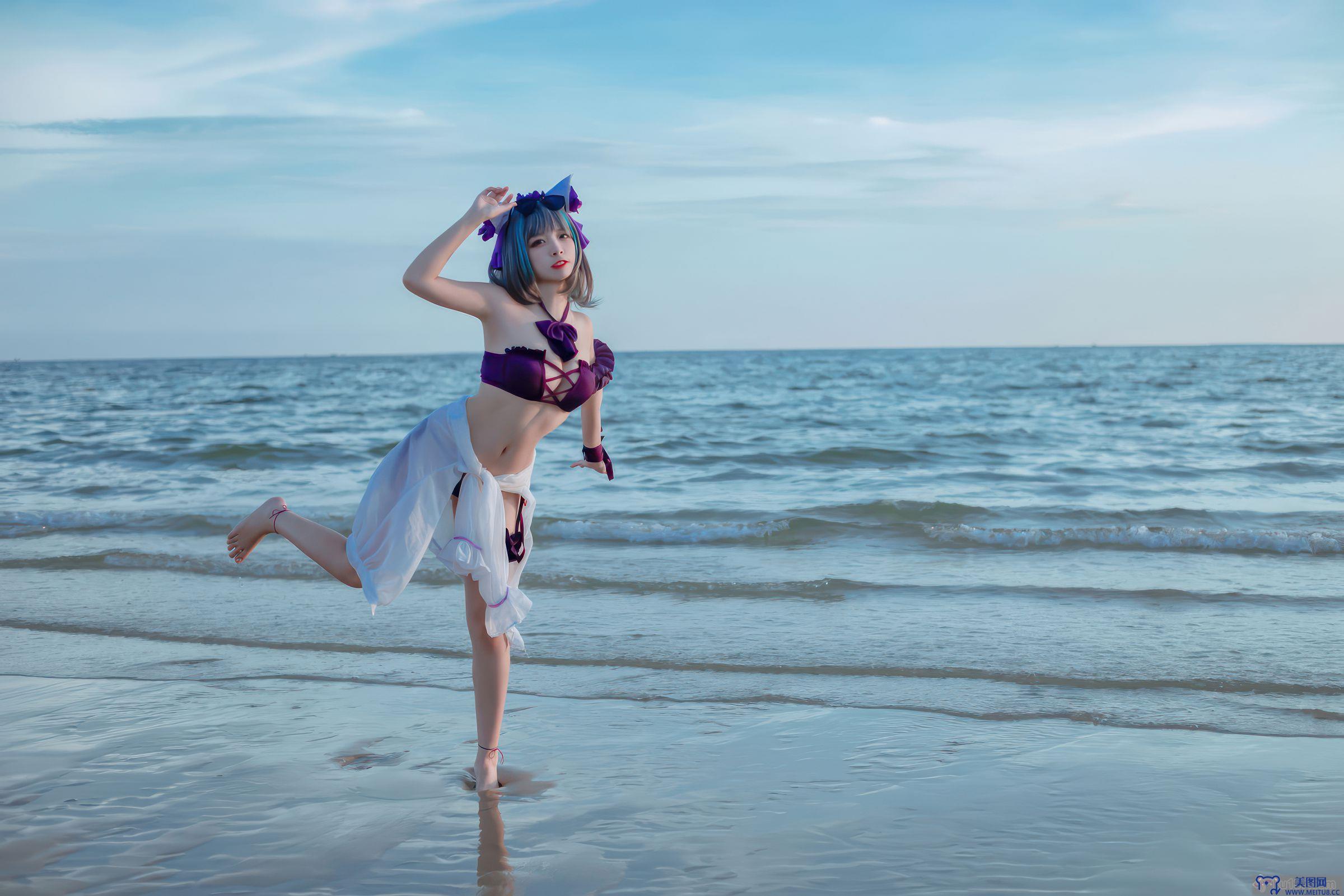 [二佐] NO.199 碧蓝航线-柴郡泳装