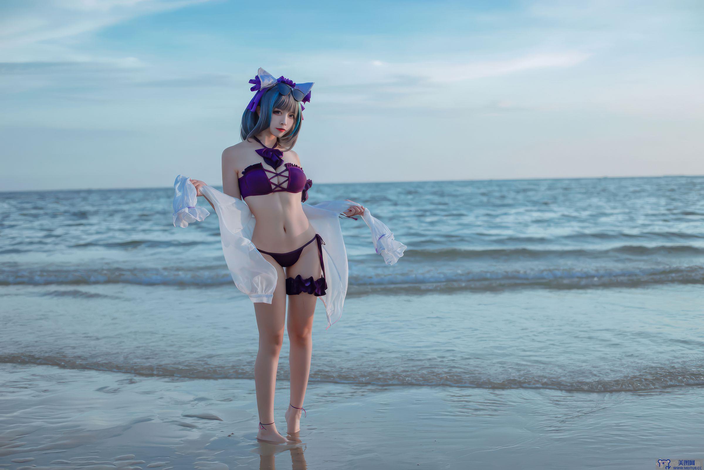 [二佐] NO.199 碧蓝航线-柴郡泳装