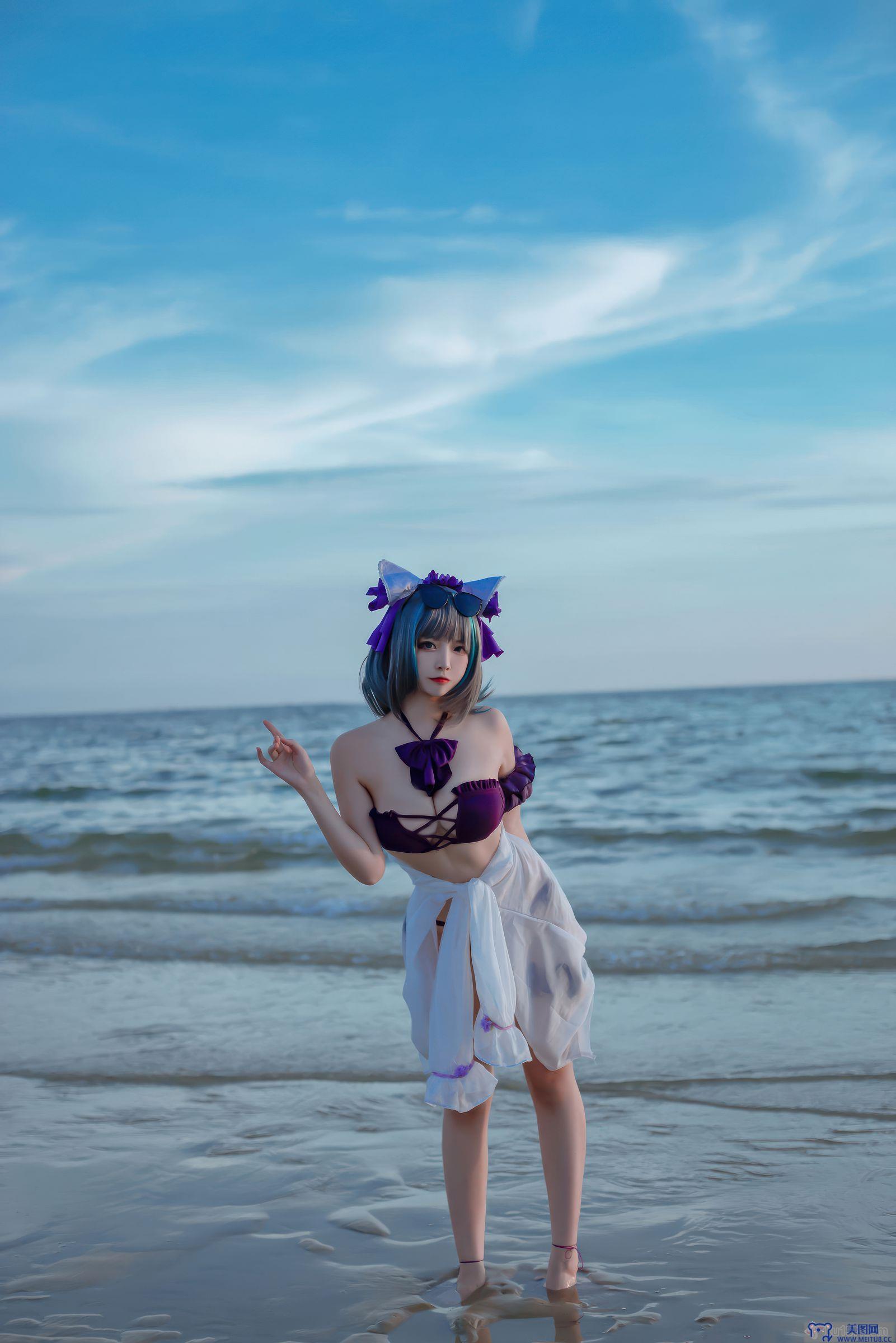 [二佐] NO.199 碧蓝航线-柴郡泳装