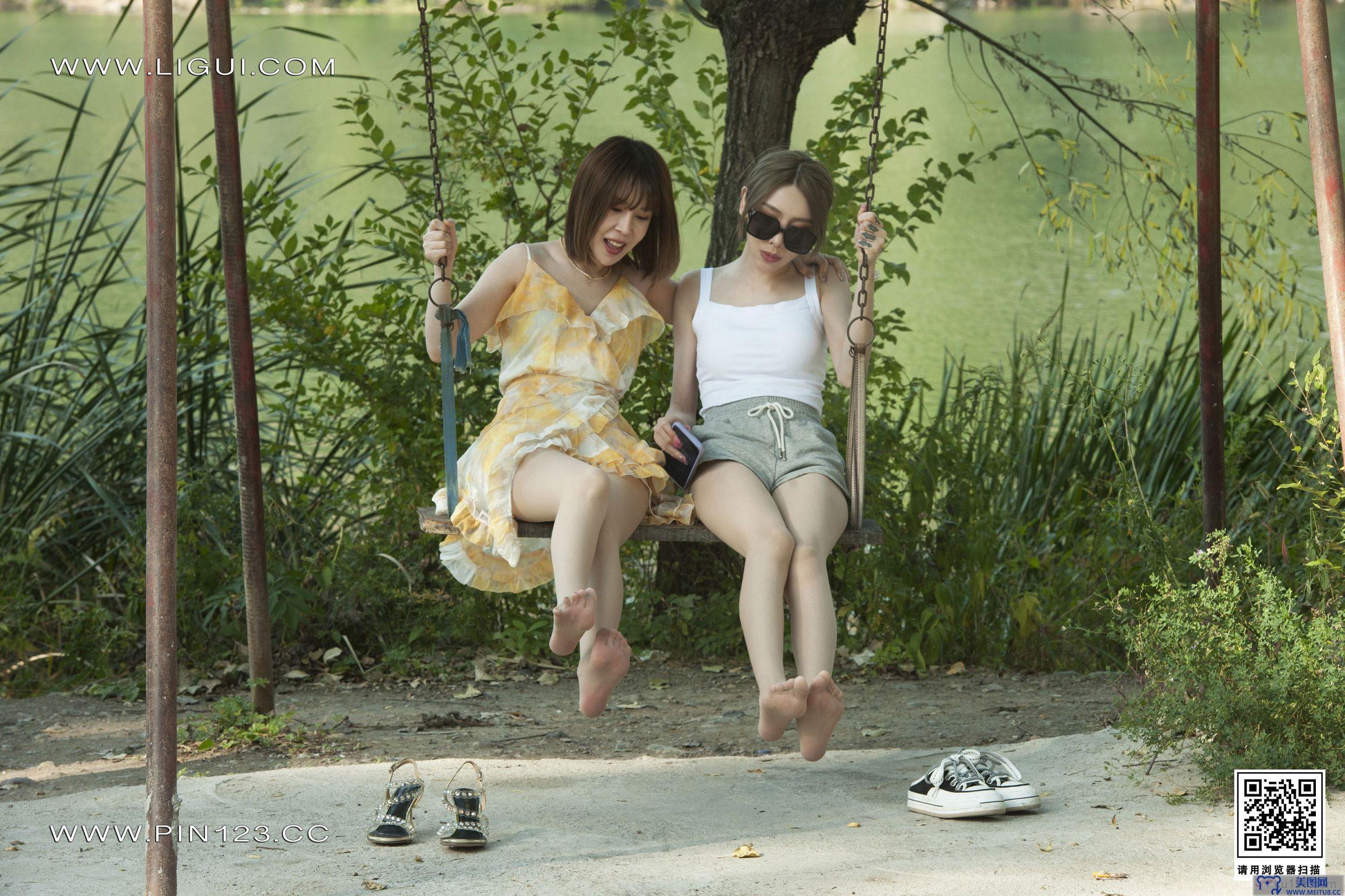 [Ligui丽柜美腿]2022.10.28 香丝露营 兔子&vicky 2022.10.28
