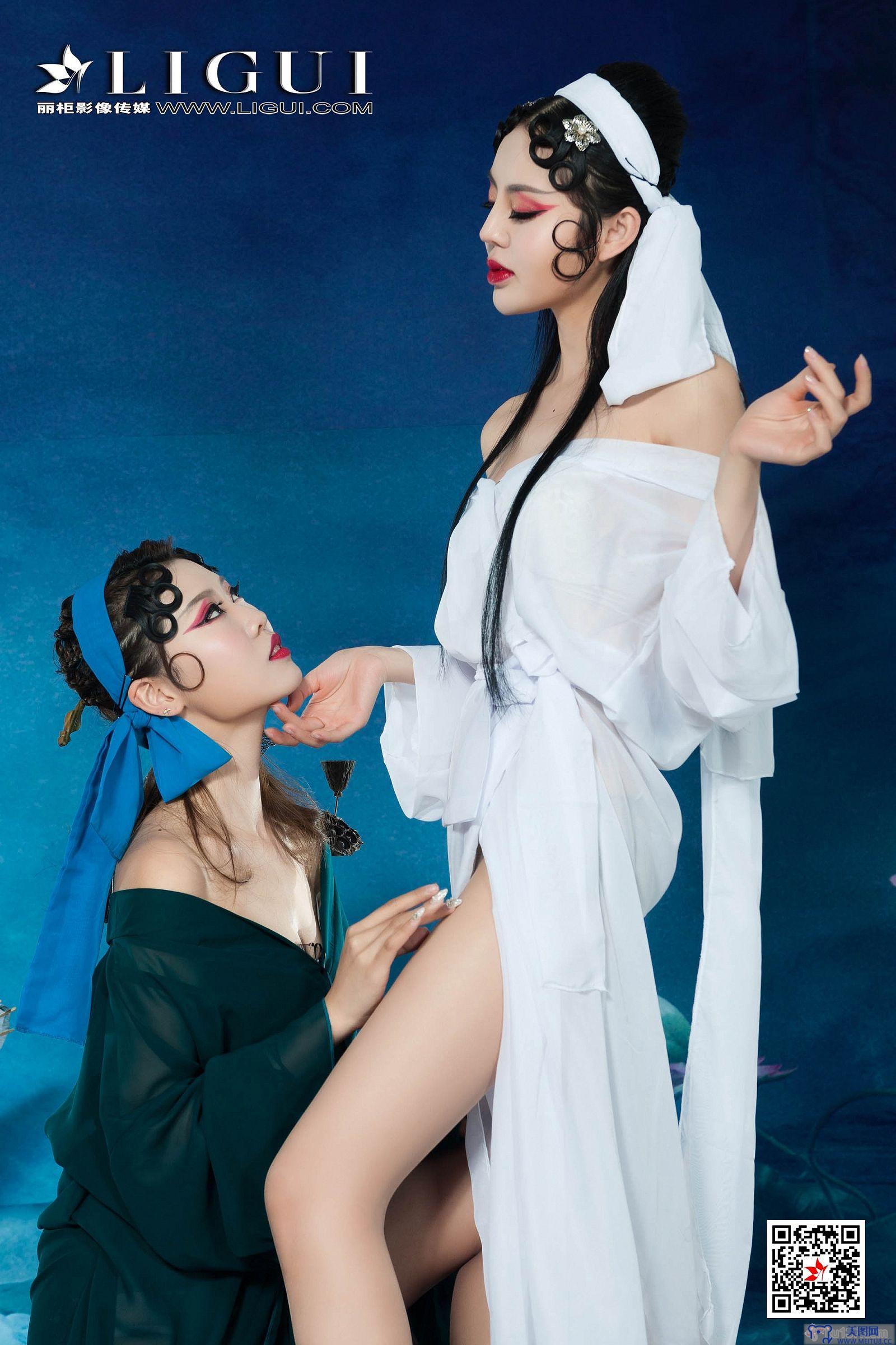 [Ligui丽柜美腿]2019.04.26 Model 钟情&凉儿