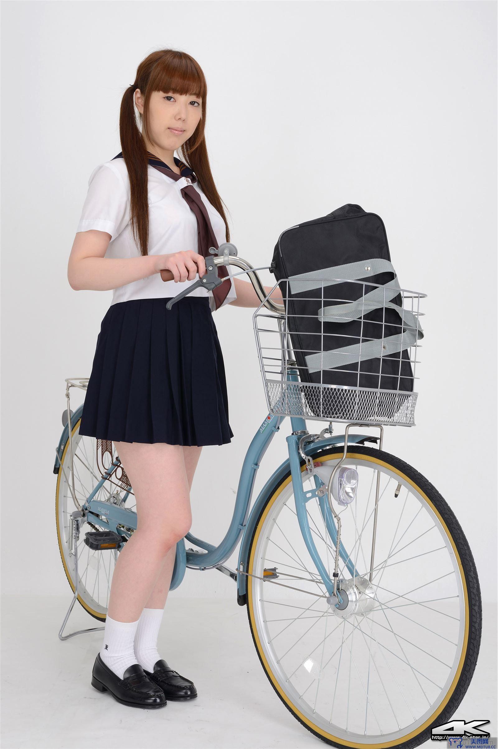 [4K-STAR写真] 2017.12.06 Rumi Kayama 香山ルミ Uniforms and bicycles