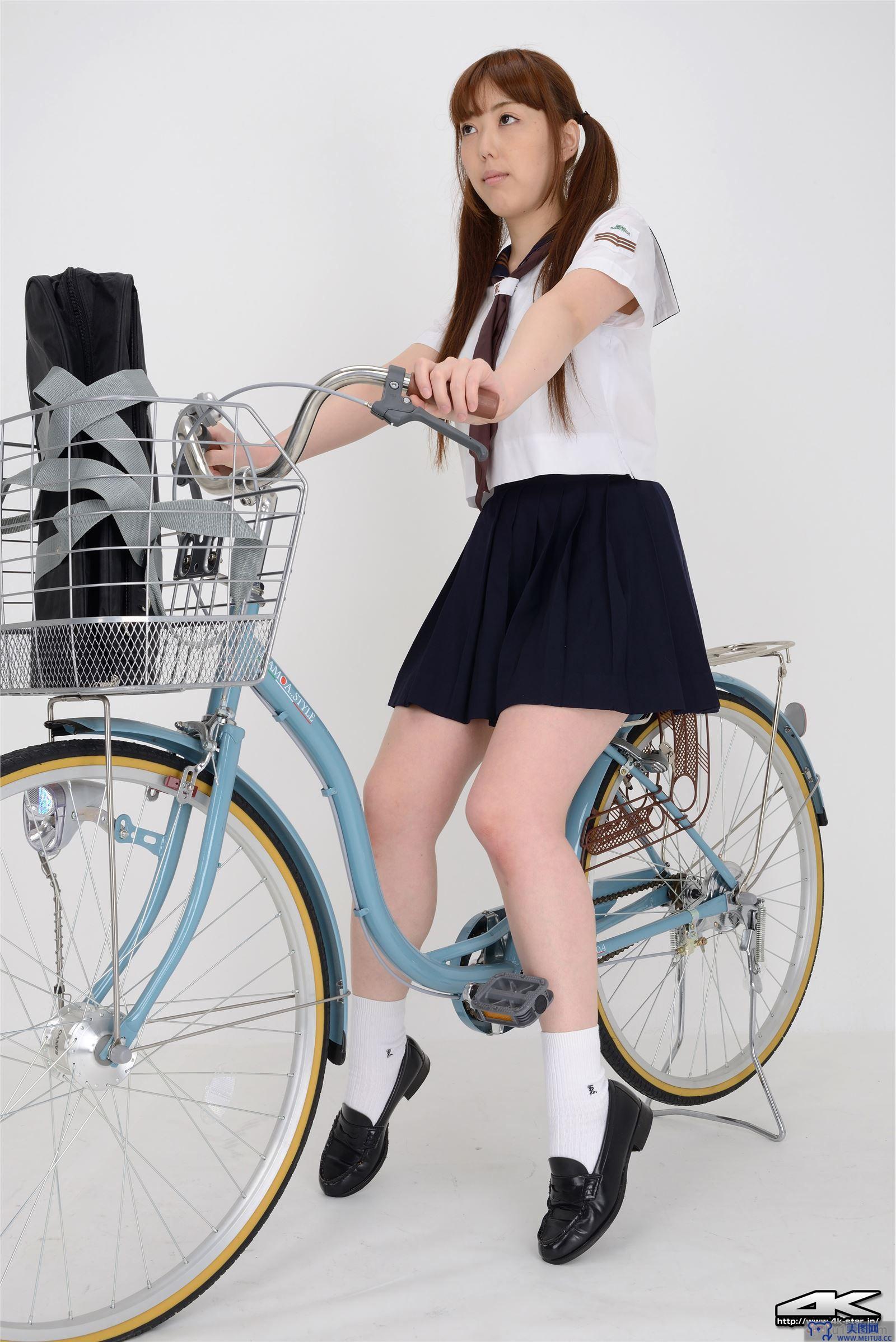 [4K-STAR写真] 2017.12.06 Rumi Kayama 香山ルミ Uniforms and bicycles