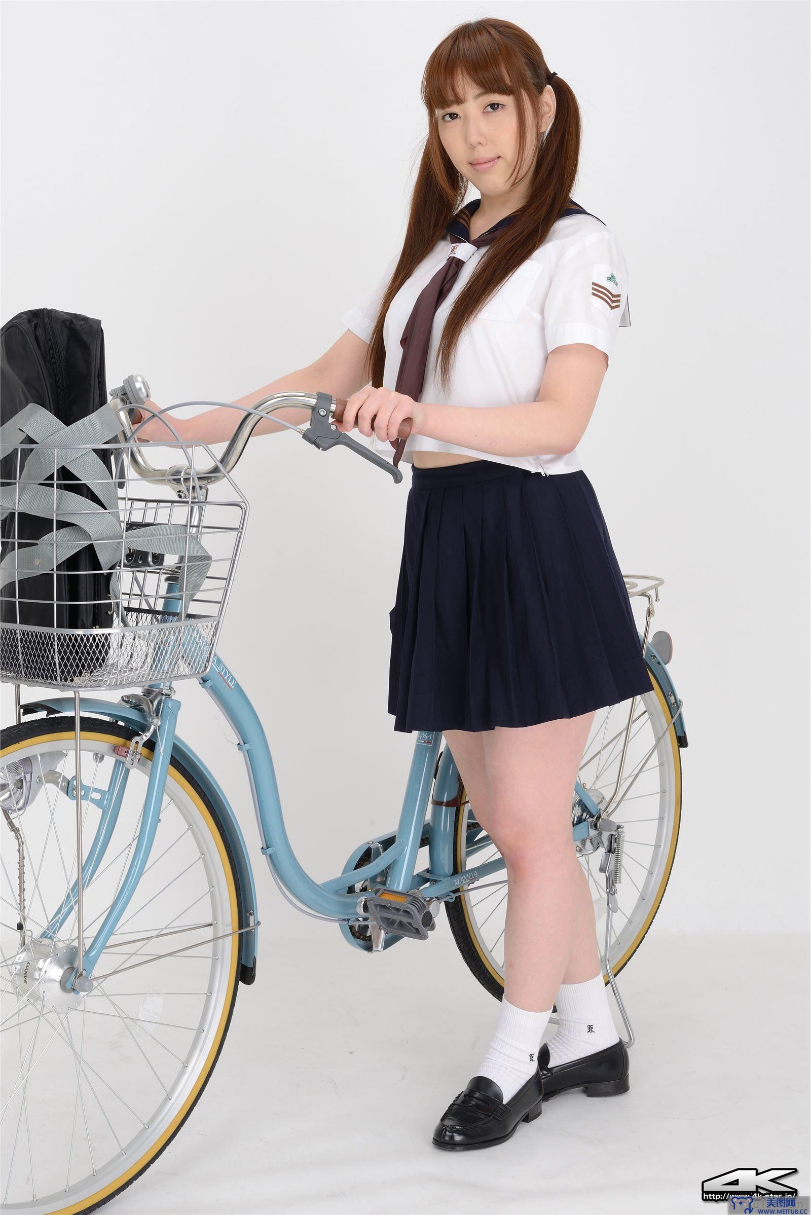 [4K-STAR写真] 2017.12.06 Rumi Kayama 香山ルミ Uniforms and bicycles