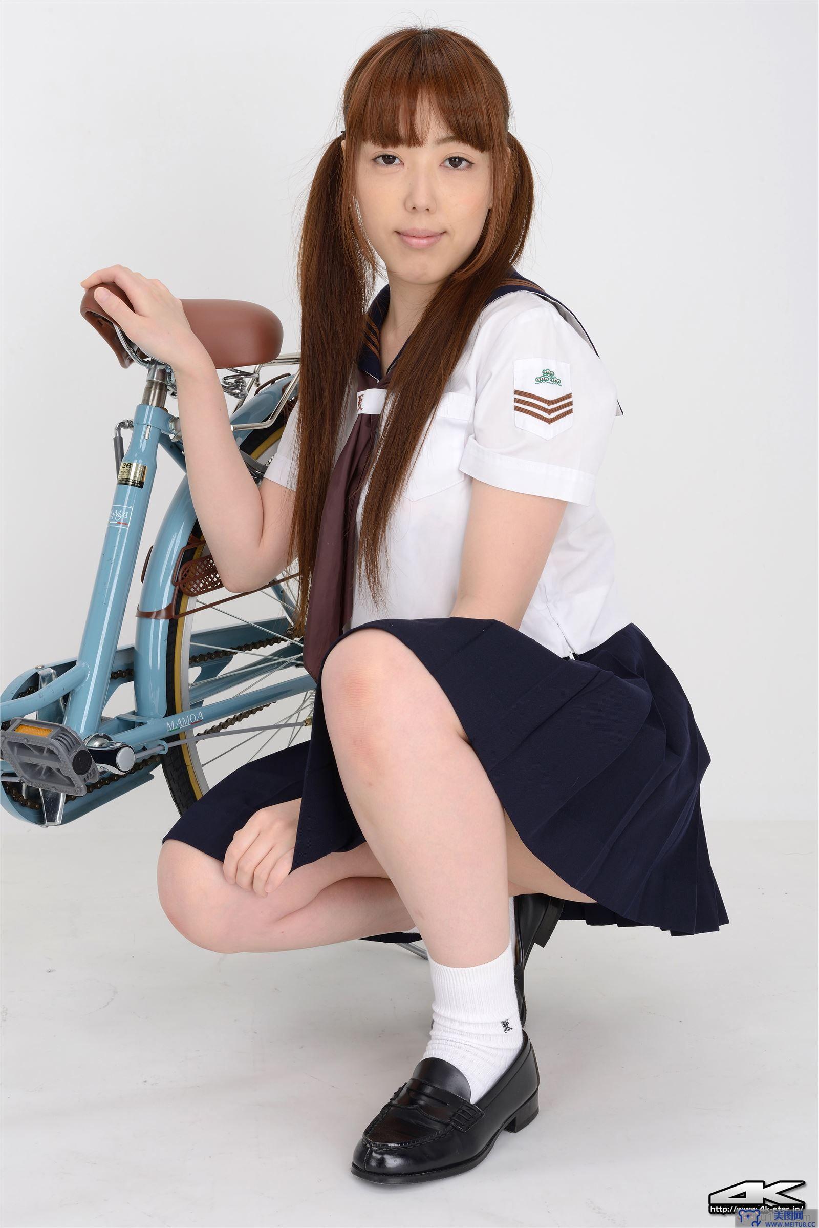 [4K-STAR写真] 2017.12.06 Rumi Kayama 香山ルミ Uniforms and bicycles