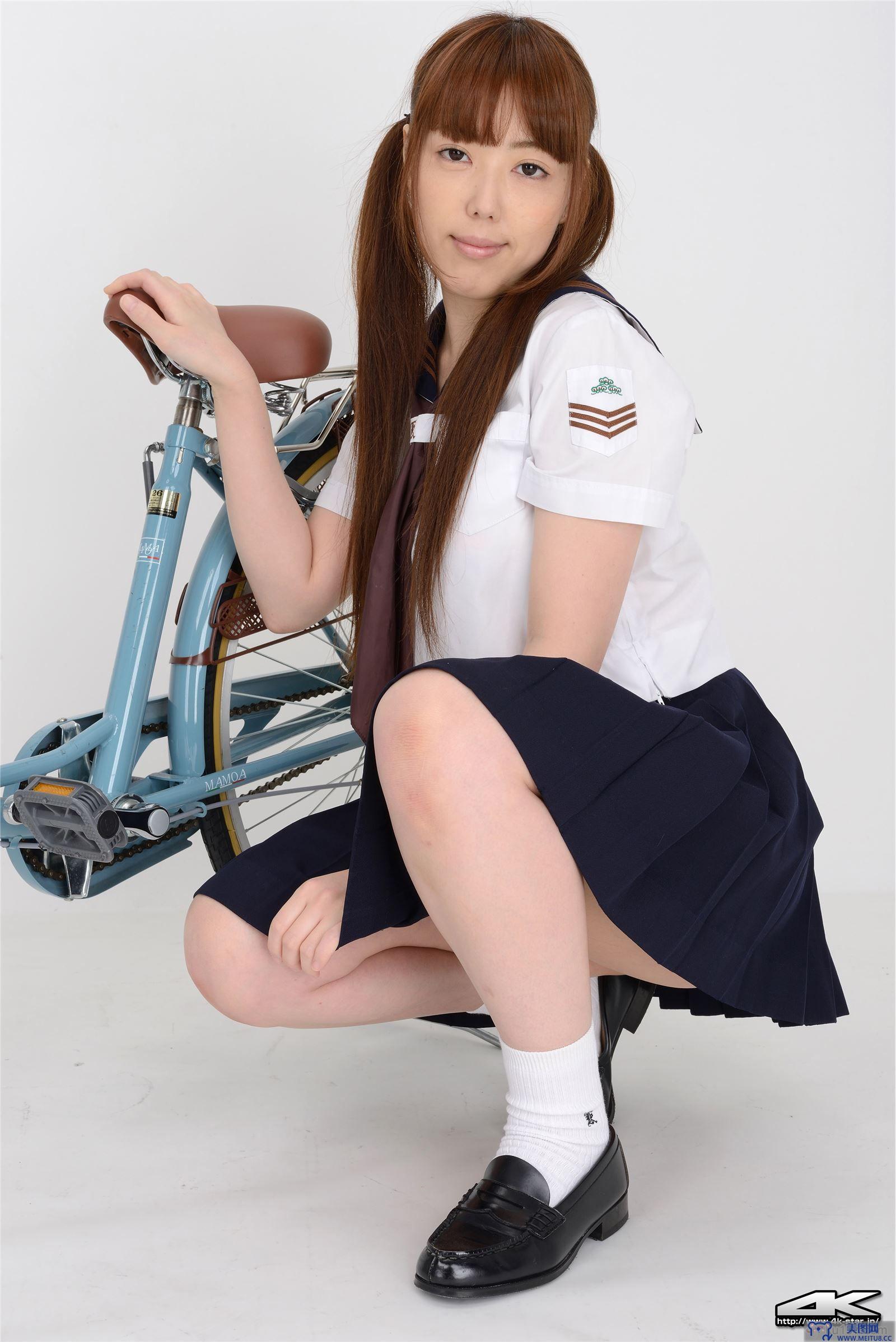 [4K-STAR写真] 2017.12.06 Rumi Kayama 香山ルミ Uniforms and bicycles