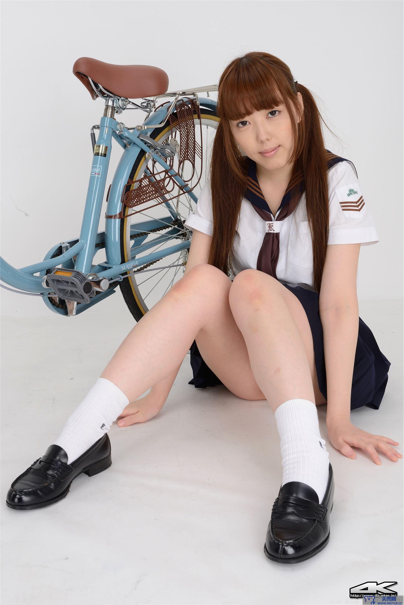 [4K-STAR写真] 2017.12.06 Rumi Kayama 香山ルミ Uniforms and bicycles