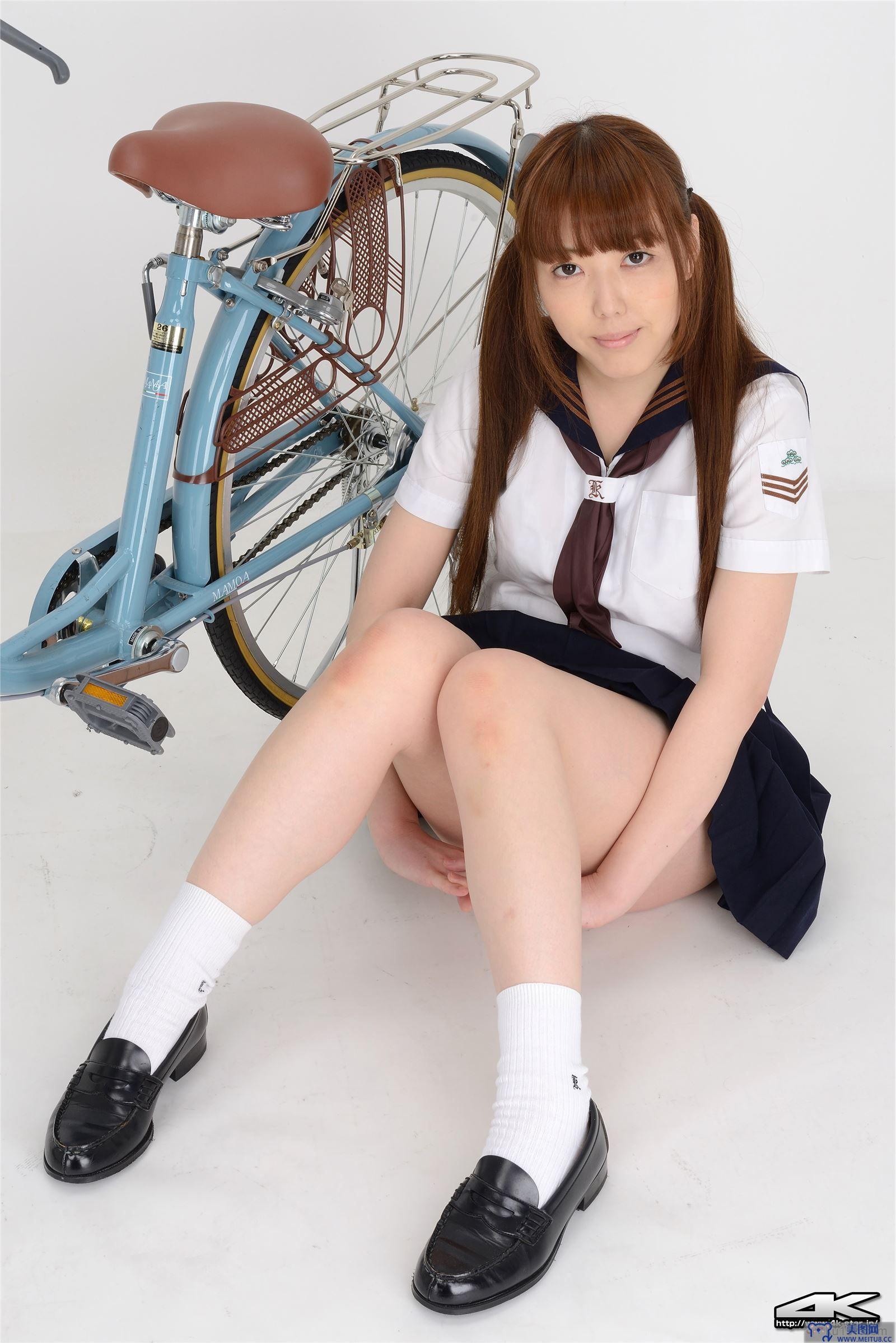 [4K-STAR写真] 2017.12.06 Rumi Kayama 香山ルミ Uniforms and bicycles