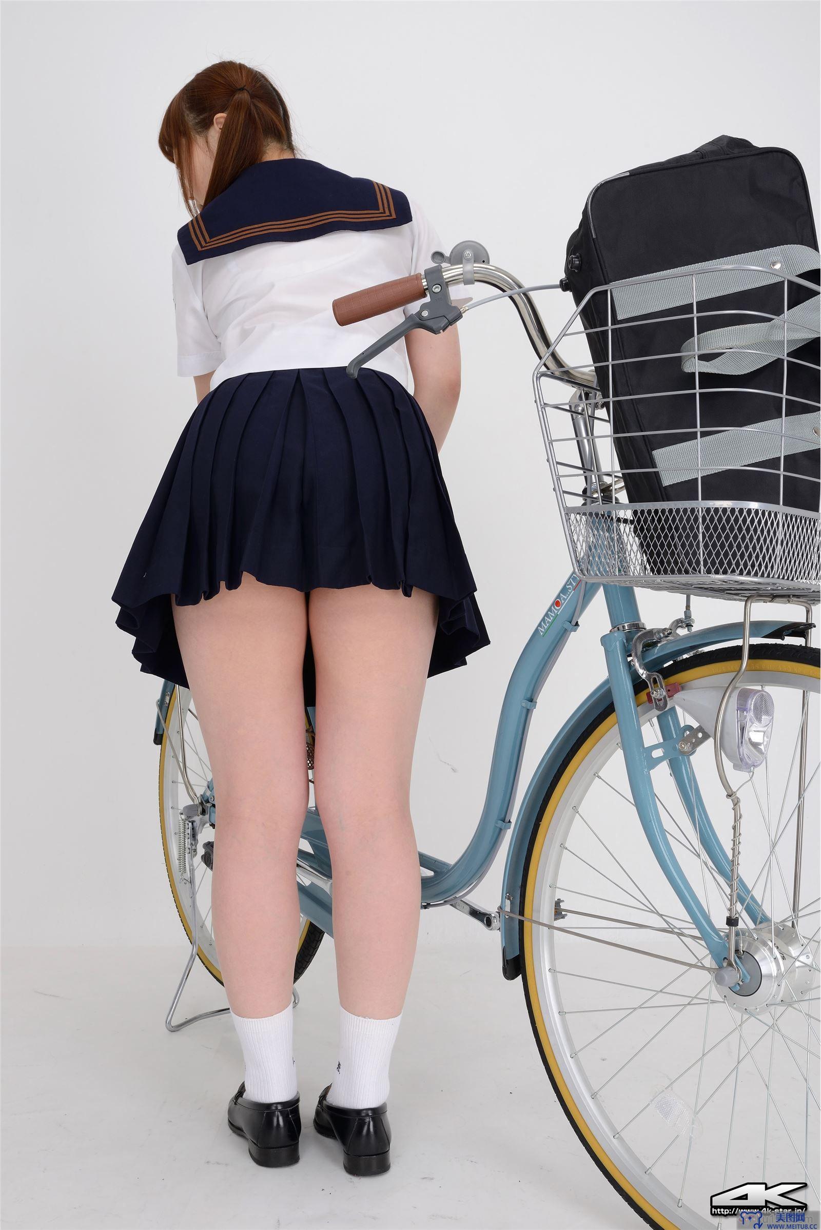 [4K-STAR写真] 2017.12.06 Rumi Kayama 香山ルミ Uniforms and bicycles