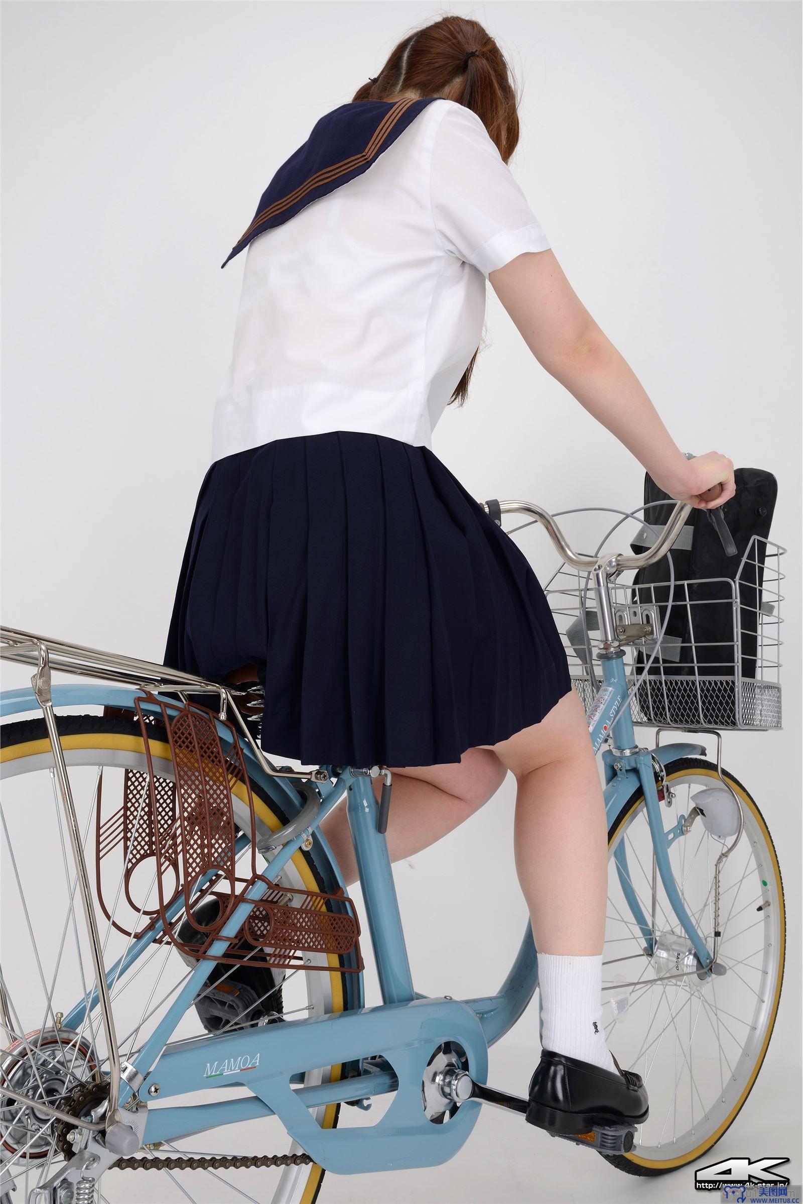 [4K-STAR写真] 2017.12.06 Rumi Kayama 香山ルミ Uniforms and bicycles