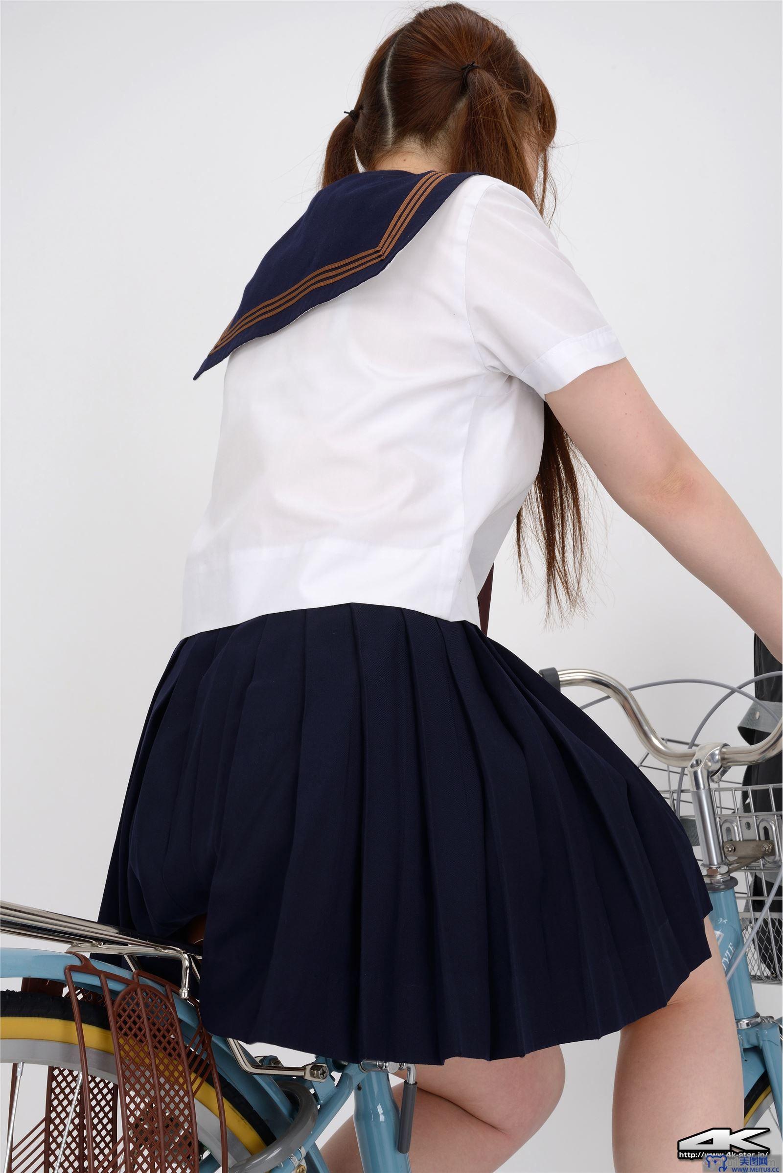 [4K-STAR写真] 2017.12.06 Rumi Kayama 香山ルミ Uniforms and bicycles