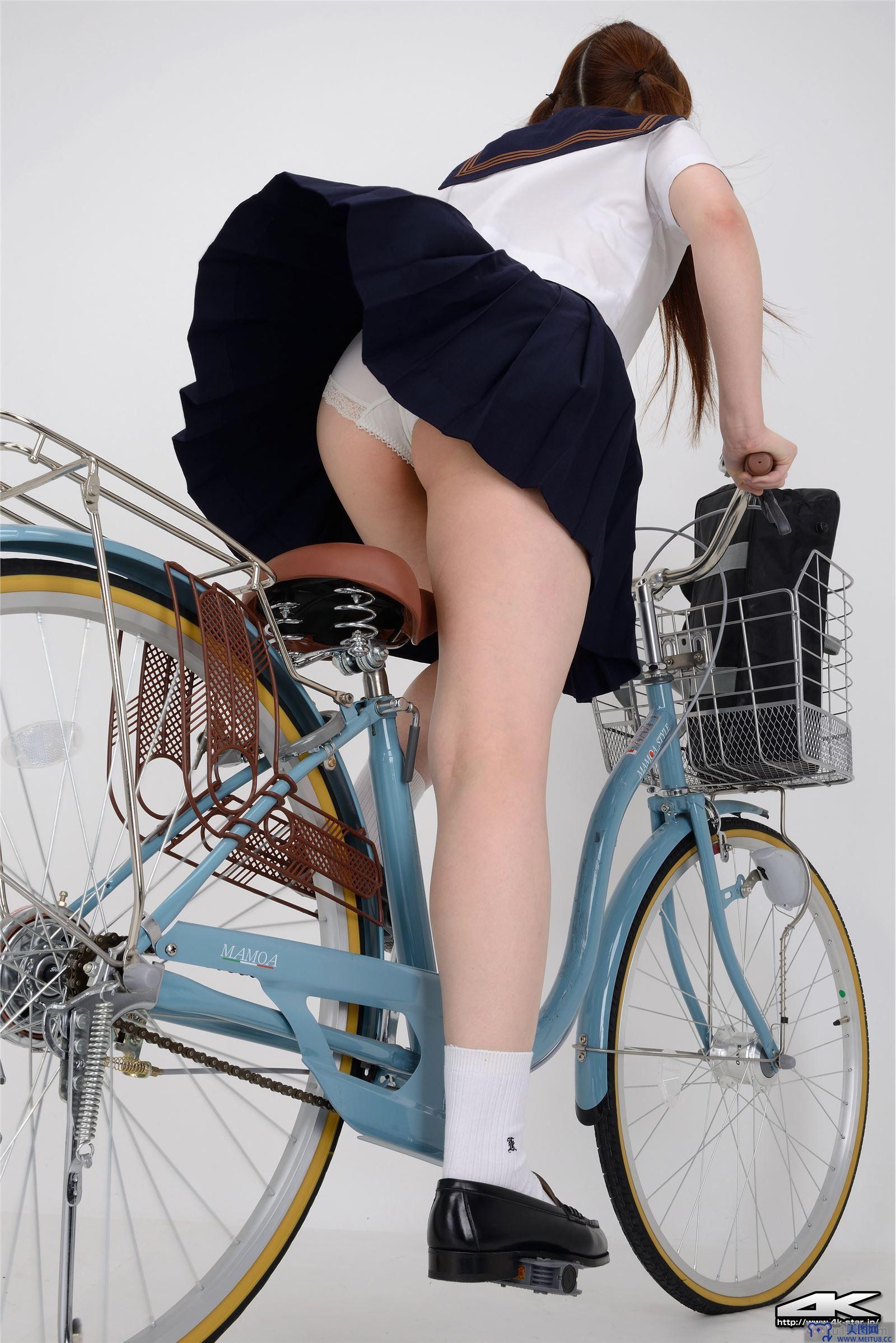 [4K-STAR写真] 2017.12.06 Rumi Kayama 香山ルミ Uniforms and bicycles