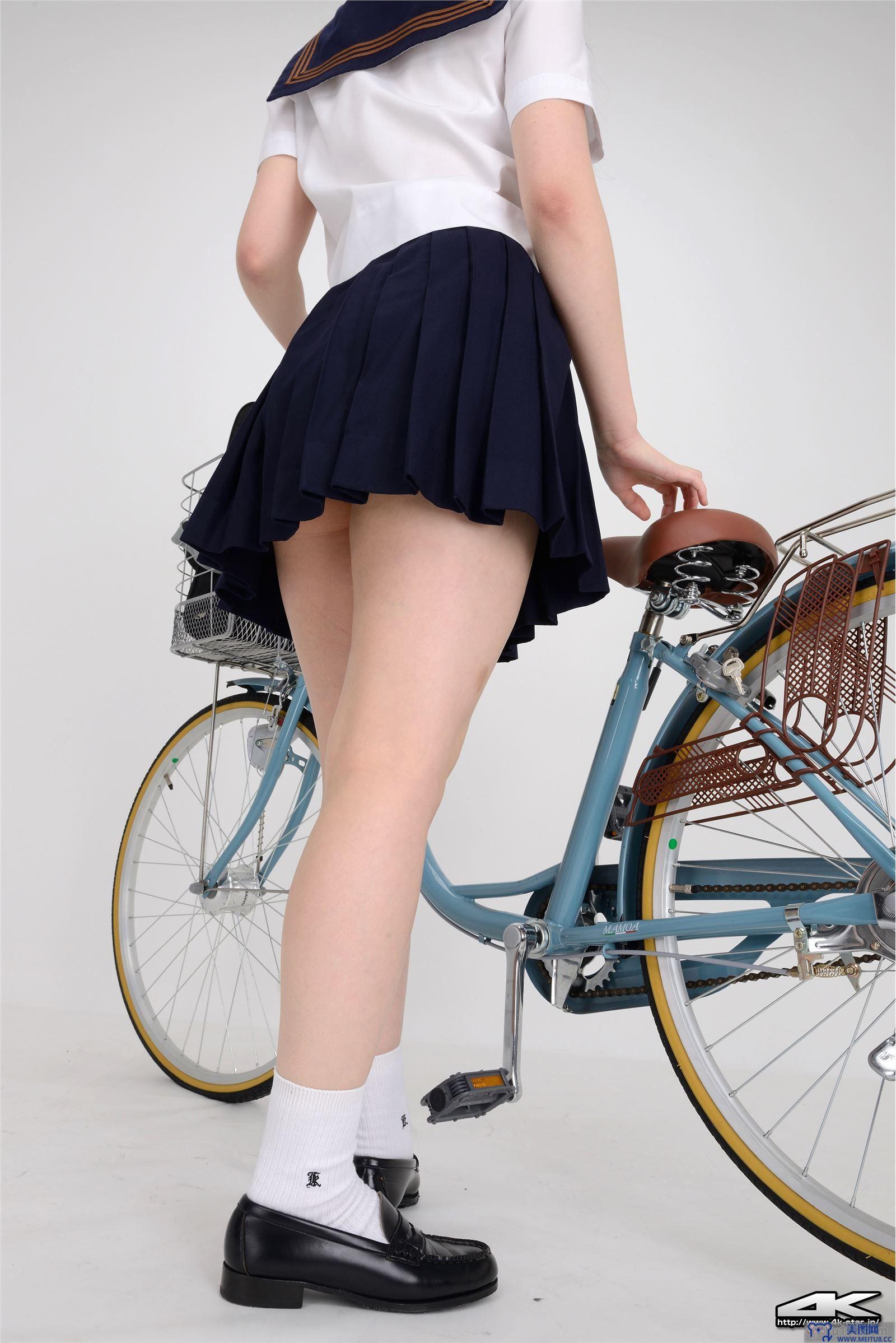 [4K-STAR写真] 2017.12.06 Rumi Kayama 香山ルミ Uniforms and bicycles