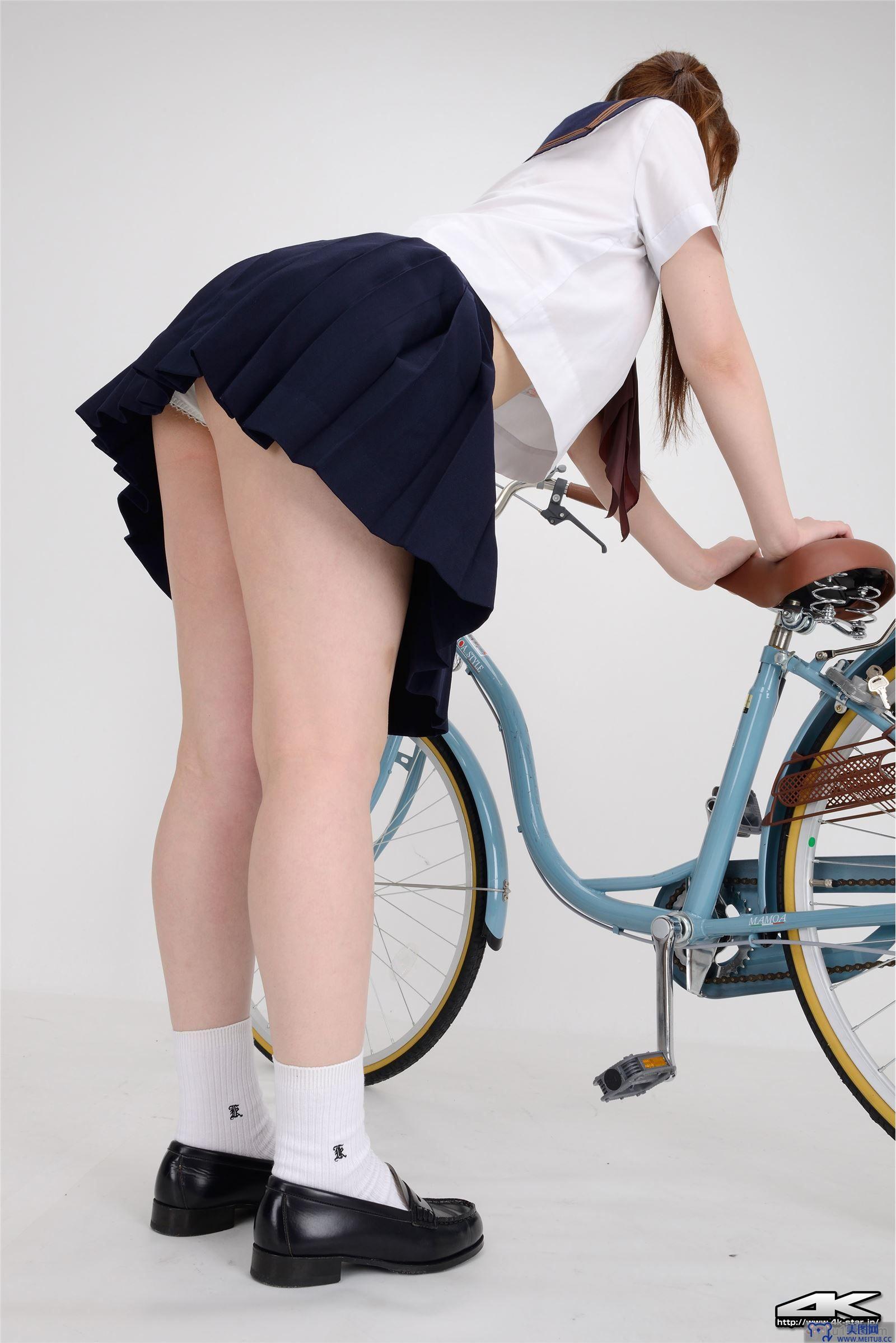 [4K-STAR写真] 2017.12.06 Rumi Kayama 香山ルミ Uniforms and bicycles