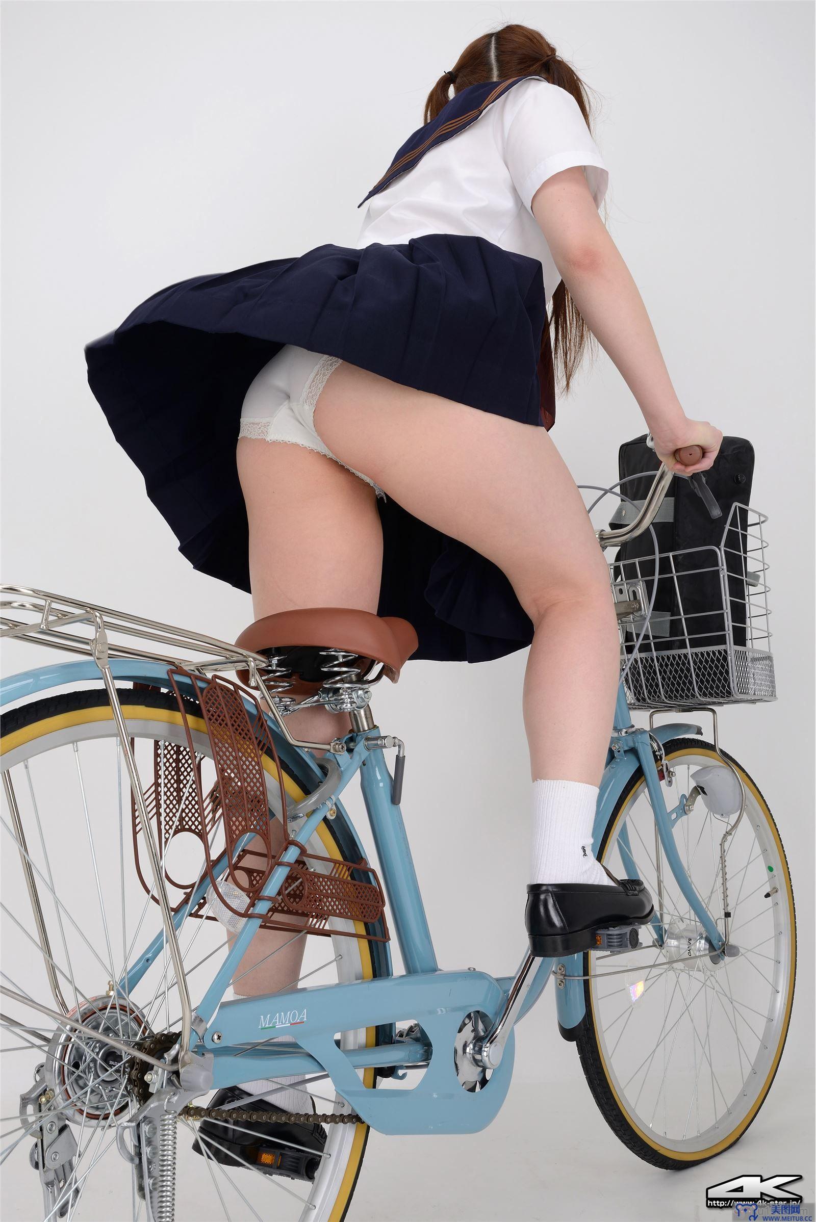 [4K-STAR写真] 2017.12.06 Rumi Kayama 香山ルミ Uniforms and bicycles