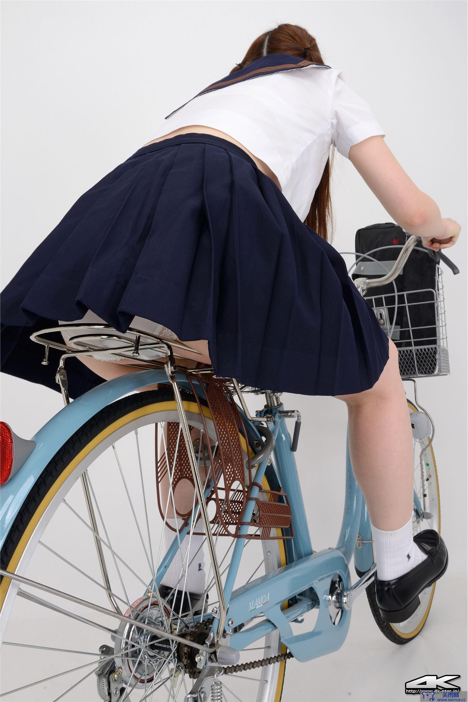 [4K-STAR写真] 2017.12.06 Rumi Kayama 香山ルミ Uniforms and bicycles