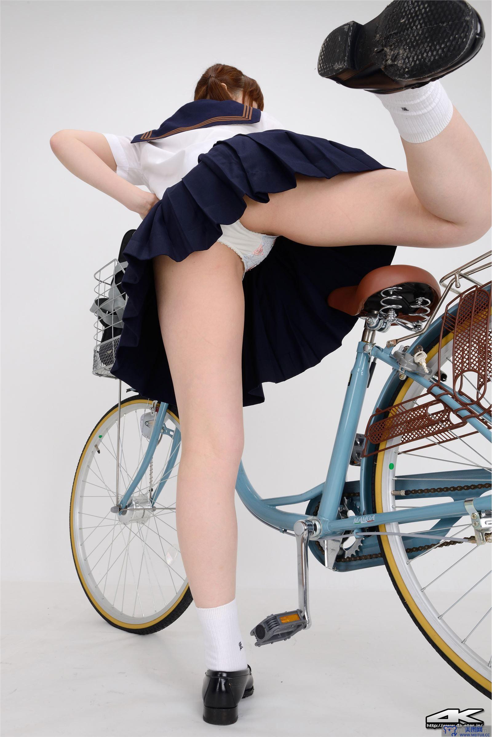 [4K-STAR写真] 2017.12.06 Rumi Kayama 香山ルミ Uniforms and bicycles